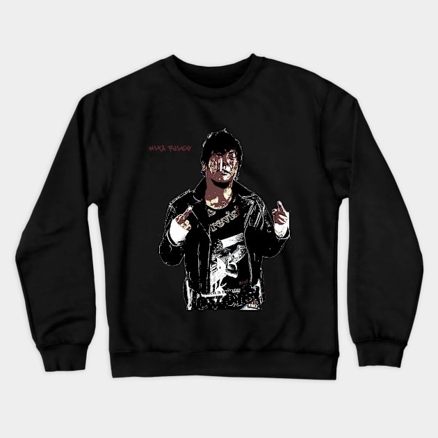 Onita Rules with text Crewneck Sweatshirt by MaxMarvelousProductions